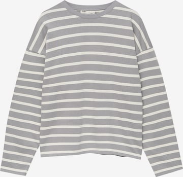 T-shirt Pull&Bear en gris : devant