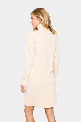SAINT TROPEZ Knit dress 'Mila' in Beige