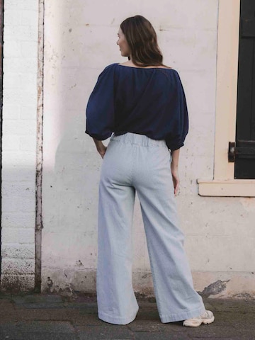 Looxs Revolution Wide leg Broek in Blauw
