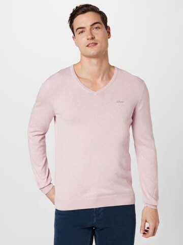 s.Oliver Pullover in Pink: Vorderseite