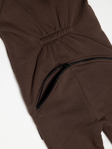 MANUL Overall 'Brownie by MANUL - Basic BackZip' in Braun