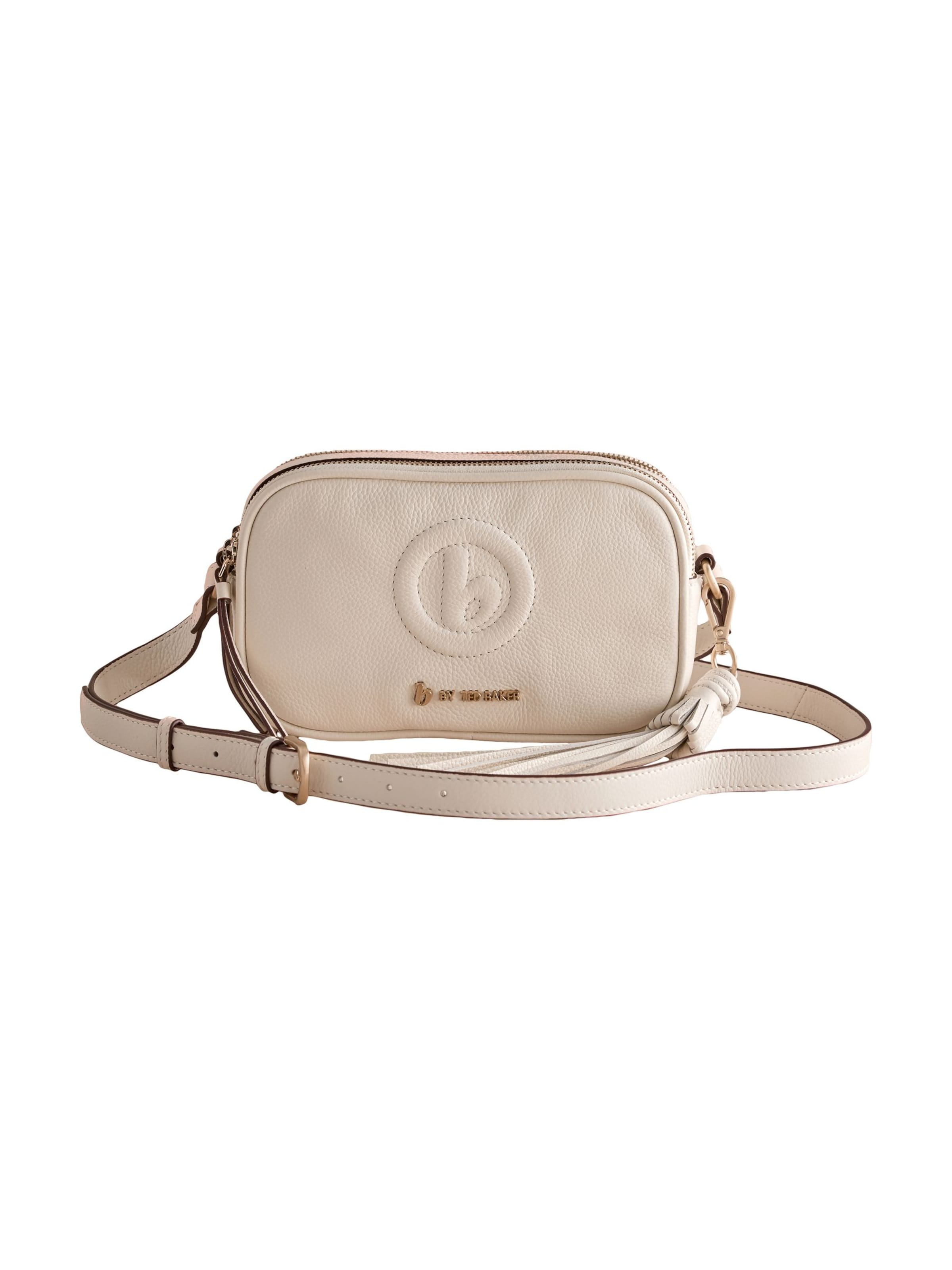 Borsa a tracolla di B by Ted Baker in bianco: frontale
