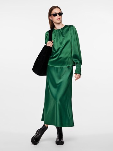 PIECES Skirt 'NORELLA' in Green