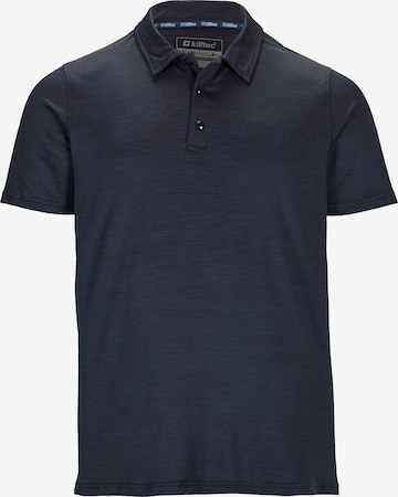 KILLTEC Performance Shirt in Blue: front