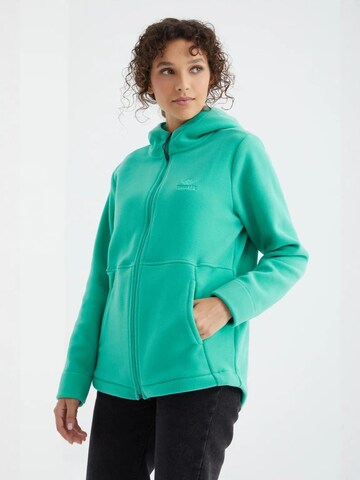 Tommy Life Fleece jacket in Green: front