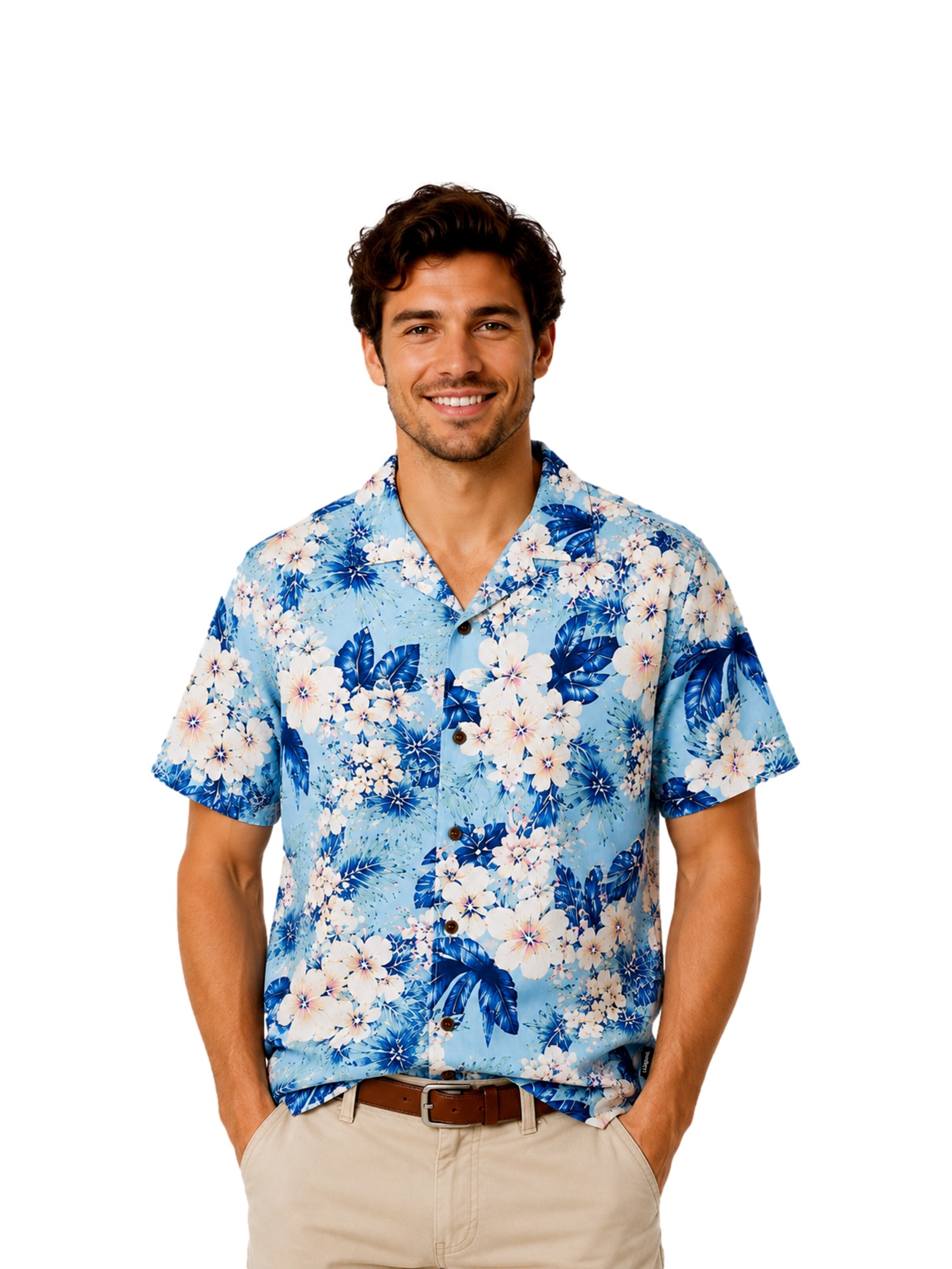 Regular fit Camicia 'Rivera' di JACK & JONES in blu: frontale