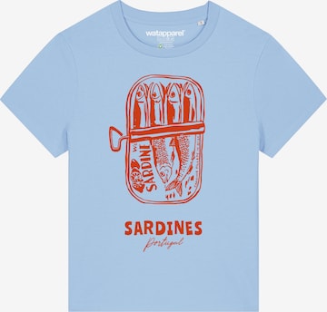 T-shirt 'Sardines Portugal' Watapparel en bleu : devant