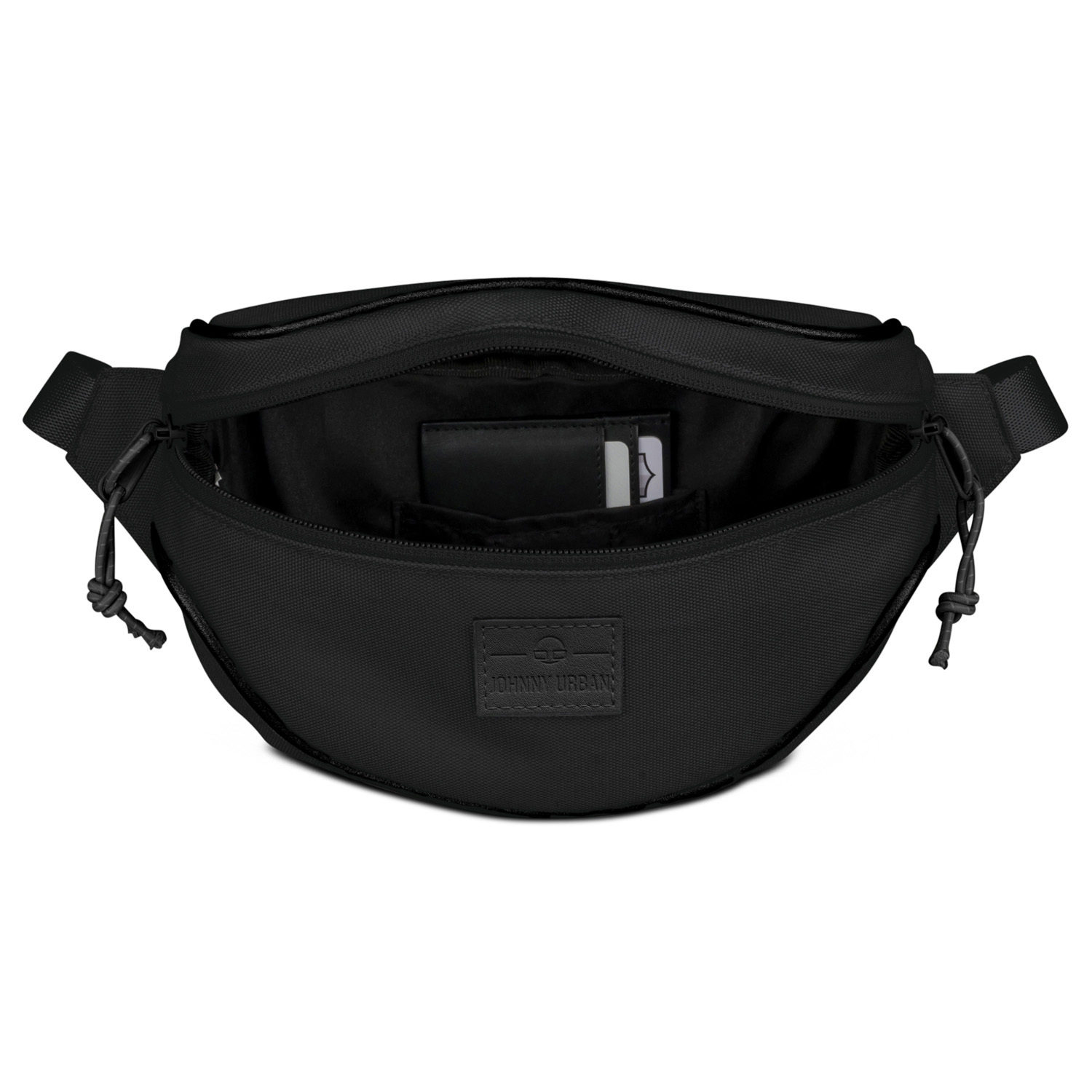 Urban Classics Marsupio Unisex Bum Bag - Basic, Nero, Tracolla Regolabile, Due Scomparti - 23 X 7,5 X 13,5 Cm