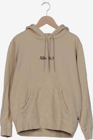 NIKE Sweatshirt & Zip-Up Hoodie in XS in Beige: front