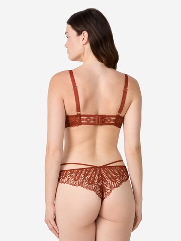 ETAM T-Shirt BH 'Gamme' in Braun