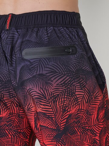 Pantaloncini da bagno di KOROSHI in rosso