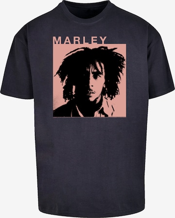 T-Shirt 'Bob Marley' F4NT4STIC en bleu : devant