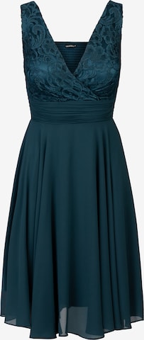 Robe de cocktail Kraimod en bleu : devant