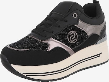 Ital-Design Sneaker in Schwarz: Vorderseite