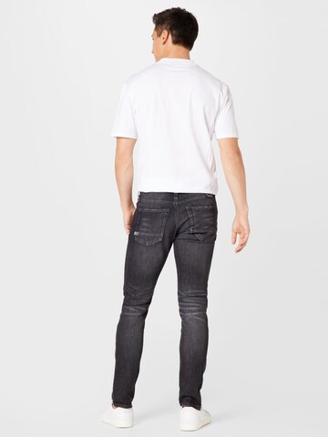 DENHAM Slimfit Jeans 'RAZOR' in Zwart