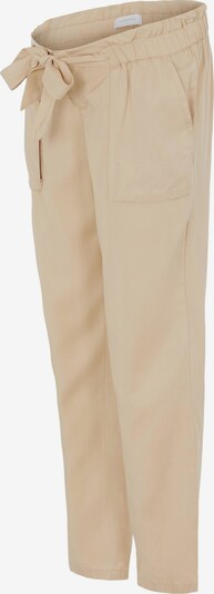 MAMALICIOUS Pantalon 'Newbethune' en sable / blanc, Vue avec produit