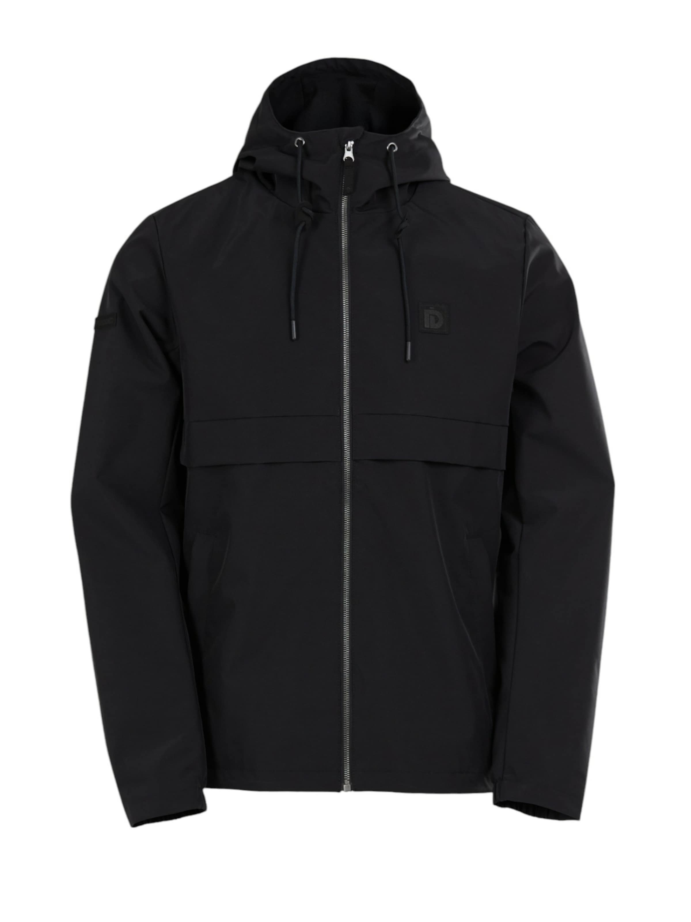 Fundango Jacke 'Clayton' in Schwarz: Vorderseite
