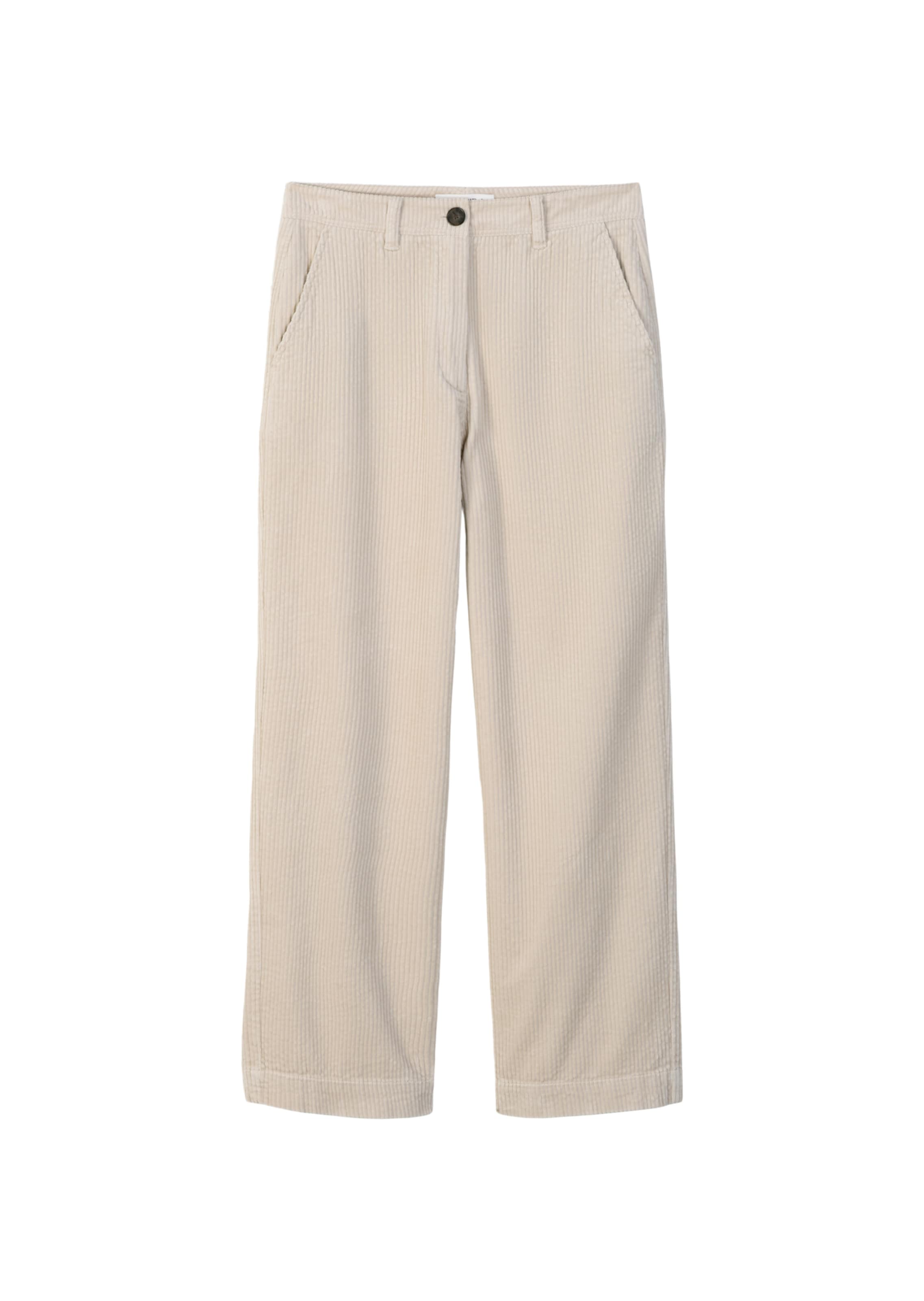 Marc O'Polo Loosefit Broek 'Lande' in Beige: voorkant