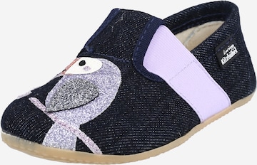 Living Kitzbühel Slippers in Blue: front