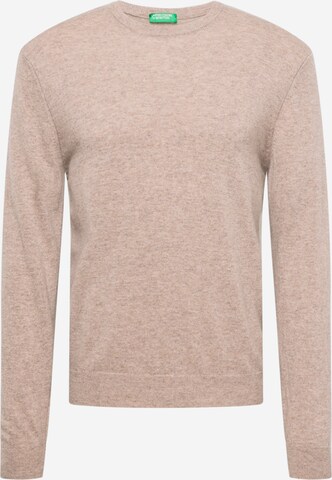 UNITED COLORS OF BENETTON Sweater in Beige: front