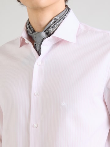 Michael Kors Слим Деловая рубашка 'CAMDEN' в Ярко-розовый