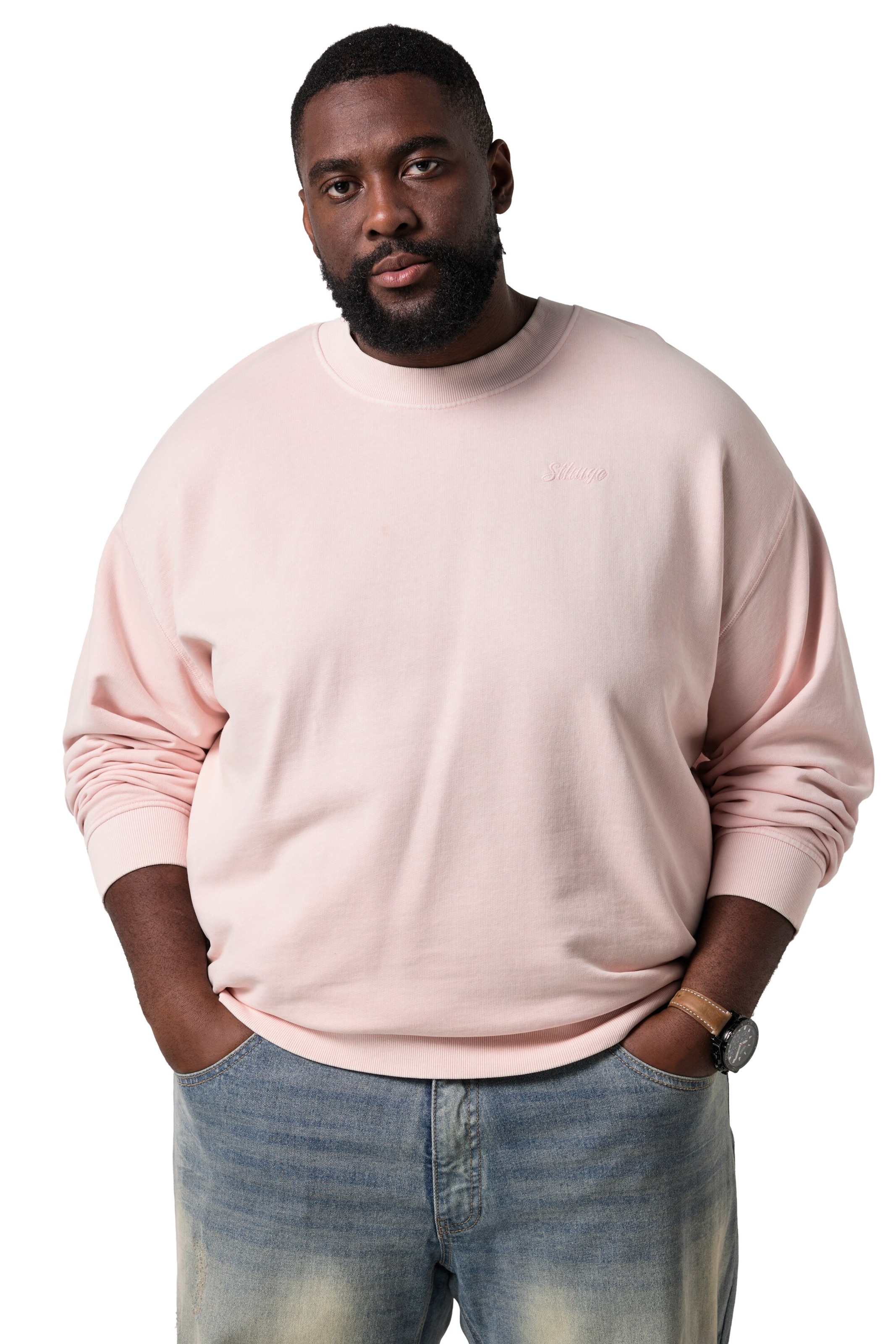 STHUGE Sweatshirt in Pink: Vorderseite