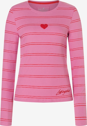 Marškinėliai 'SinaL' iš LIEBLINGSSTÜCK, spalva – šviesiai rožinė / raudona, Prekių apžvalga