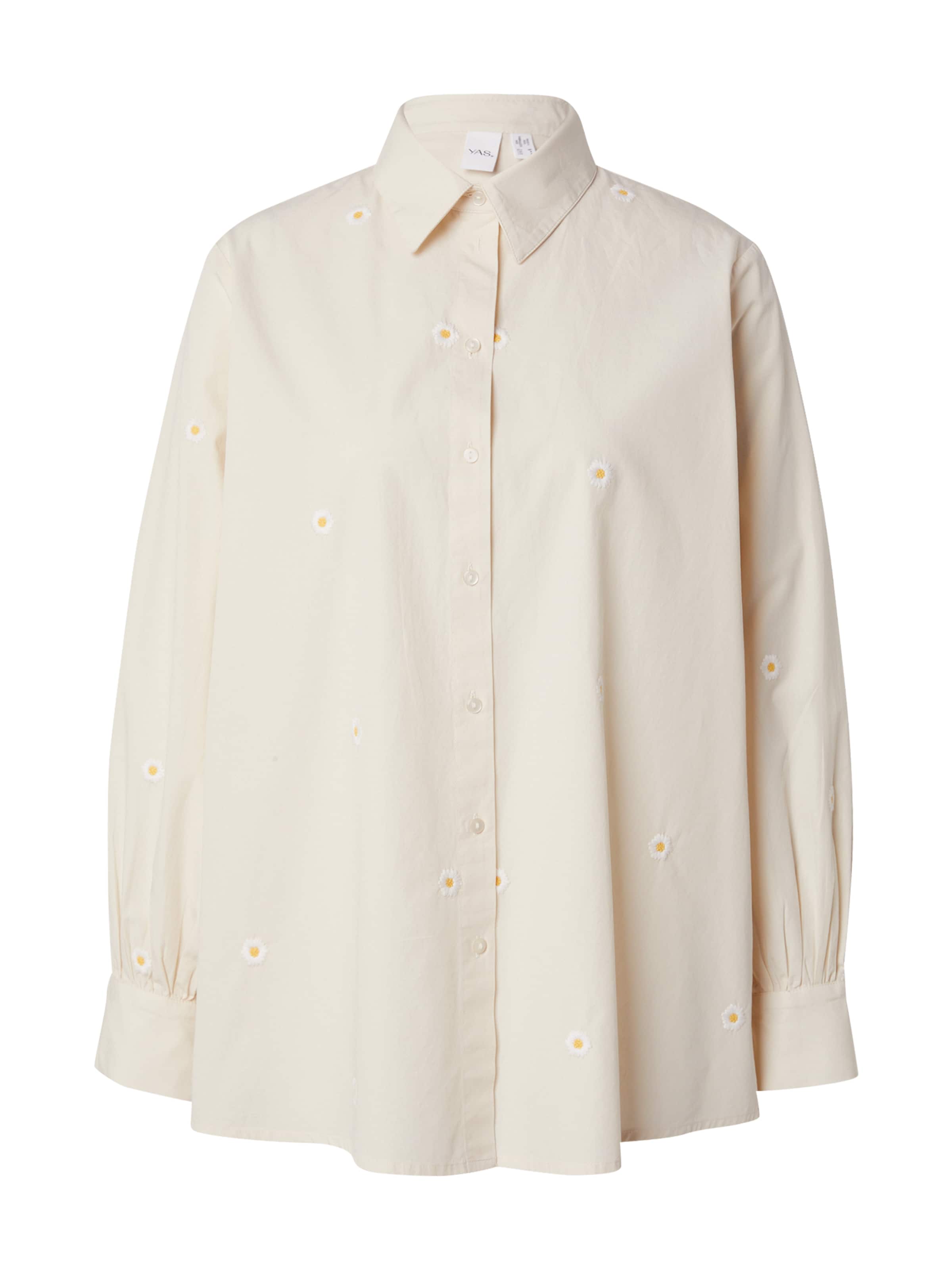 YAS Bluse 'YASDASINA' in Beige: Vorderseite
