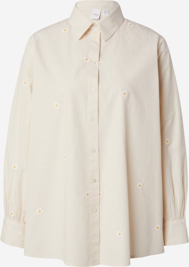 YAS Blūze 'YASDASINA', krāsa - krēmkrāsas / oranžs / balts, Preces skats