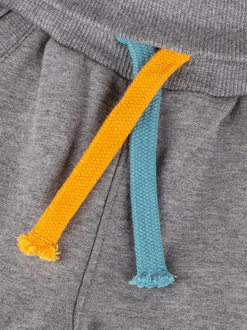 SIGIKID Regular Pants 'Sweathose Blue & Bright' in Grey