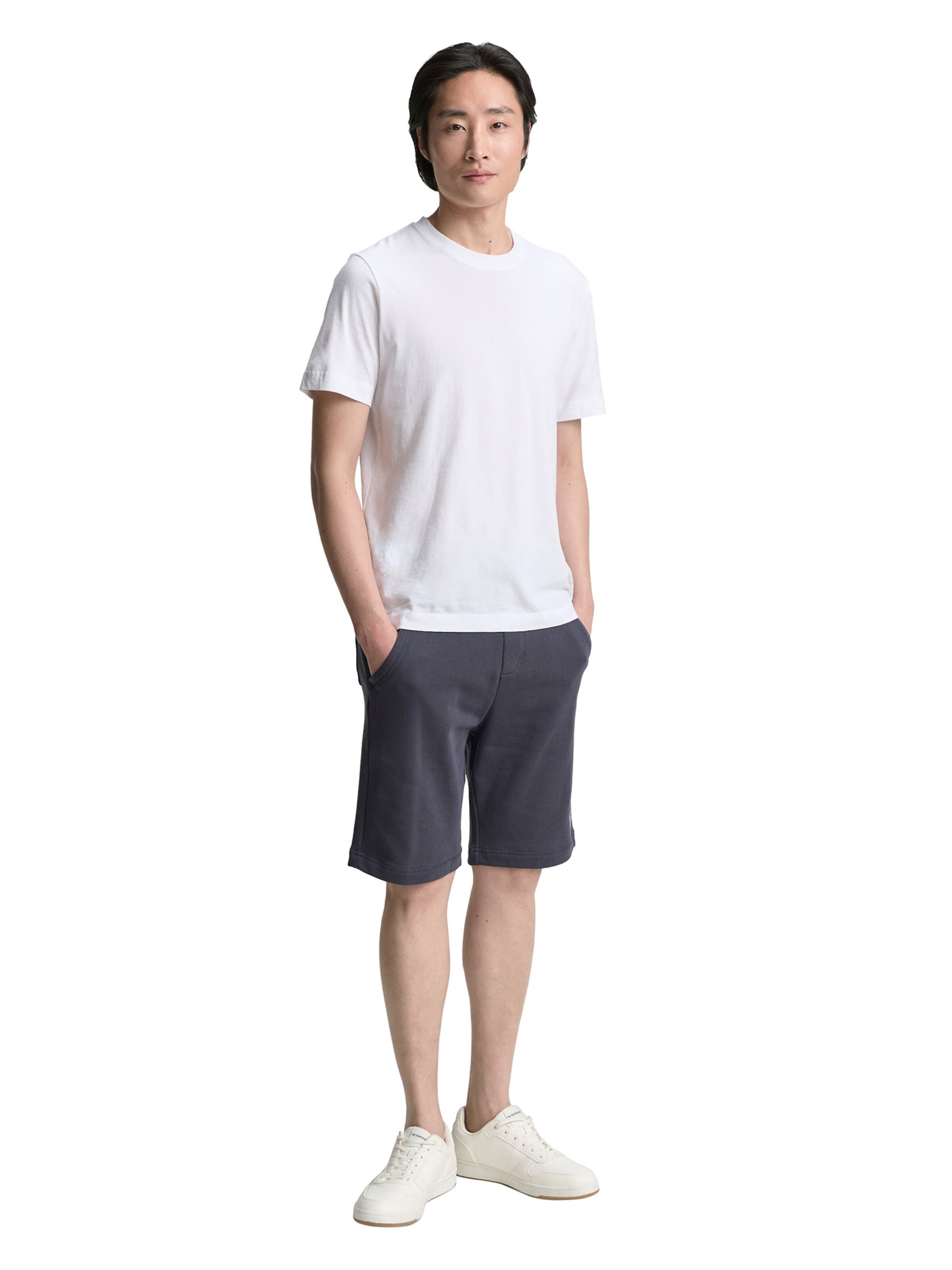 TOM TAILOR Regularen Hlače | siva barva