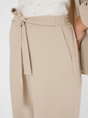 Wide leg Pantaloni 'KAPhoebe' de la Kaffe pe bej
