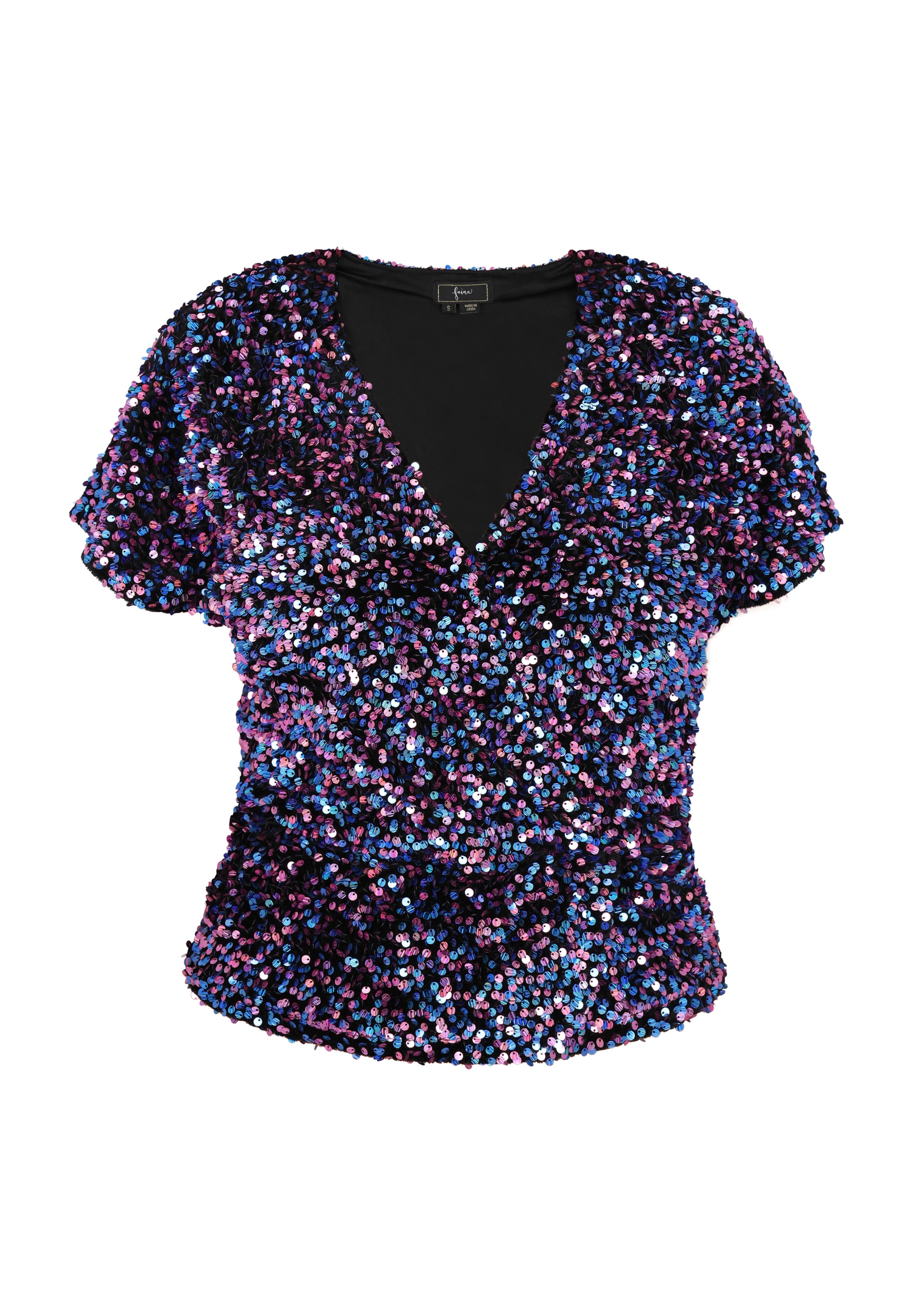 faina Блуза в синьо: отпред