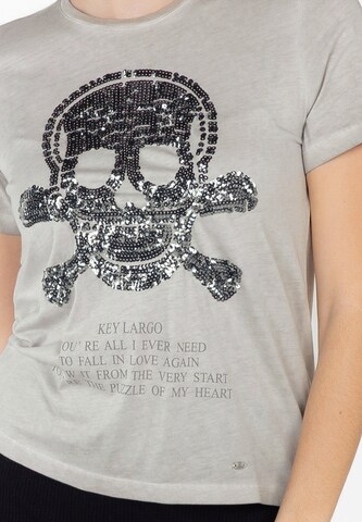 Key Largo Shirts 'Bone' i grå