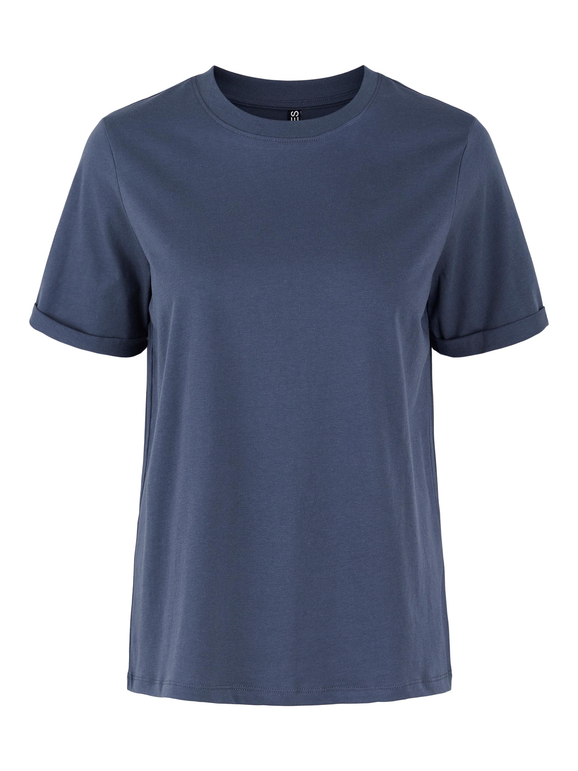 Koszulki & topy VJw15 PIECES Koszulka Ria w kolorze Granatowym 