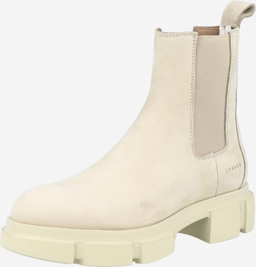 Copenhagen Chelsea Boots in Beige: front