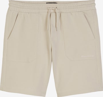 Marc O'Polo Trousers in Beige: front