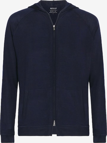 Boggi Milano Knit Cardigan in Blue: front