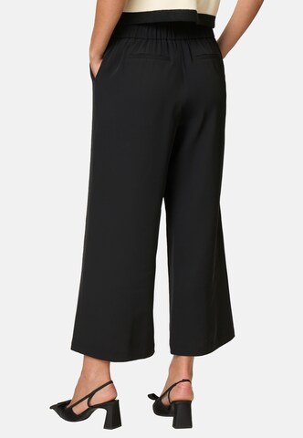 zero Wide leg Broek in Zwart