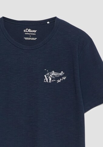 T-Shirt s.Oliver en bleu
