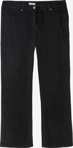 SHEEGO Bootcut Hose in Schwarz: predná strana