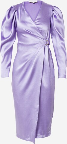 Closet London Dress in Purple: front