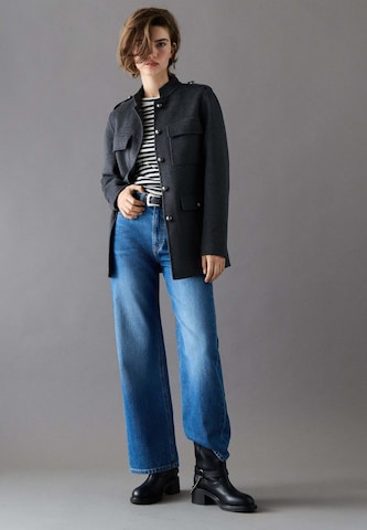 Pepe Jeans Mantel 'Lis' in Grau: Vorderseite