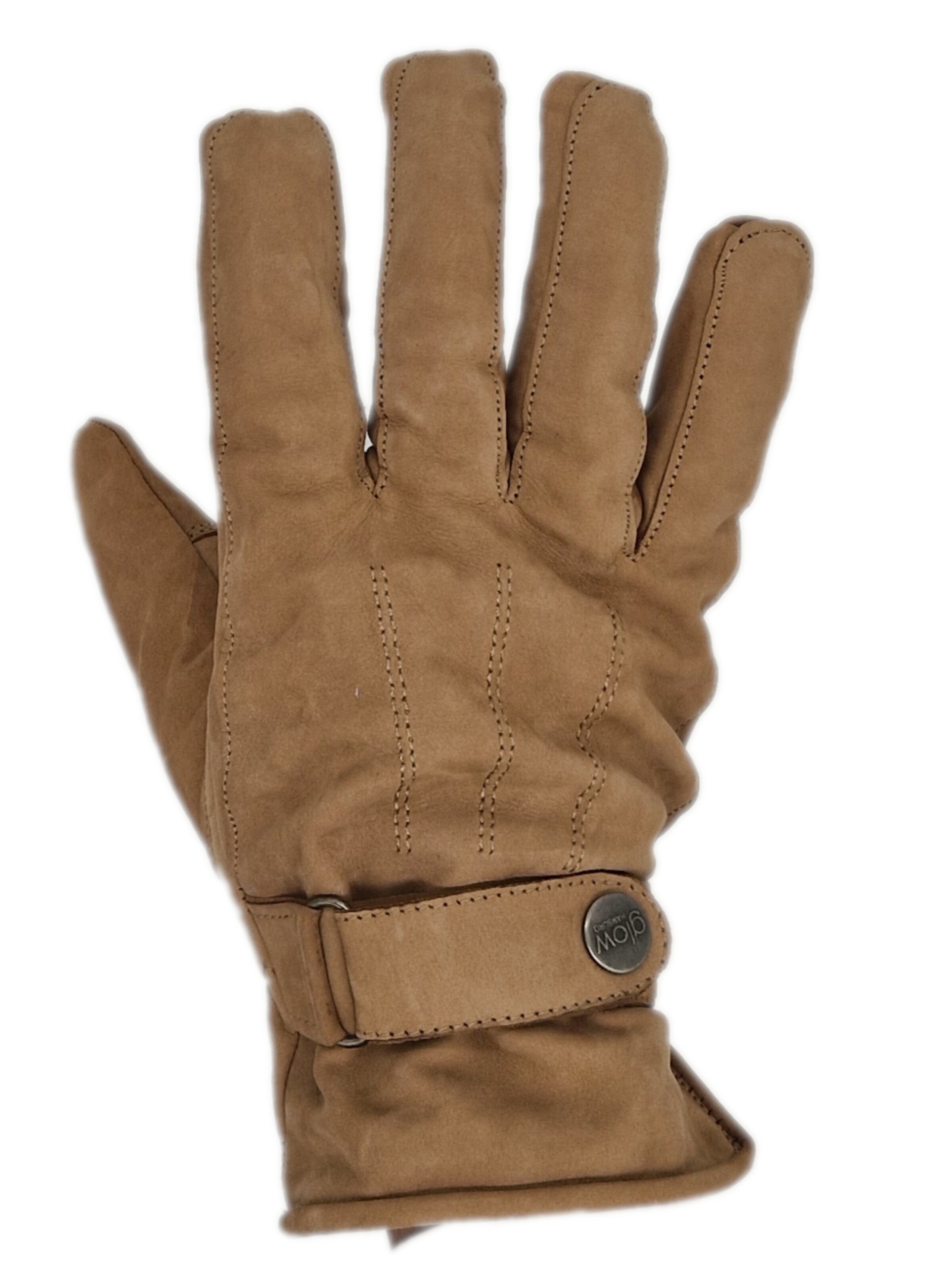 Glow Hamburg Full Finger Gloves 'FW02-07XX-1' in Beige