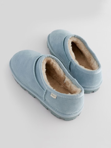Pantoufle Next en bleu