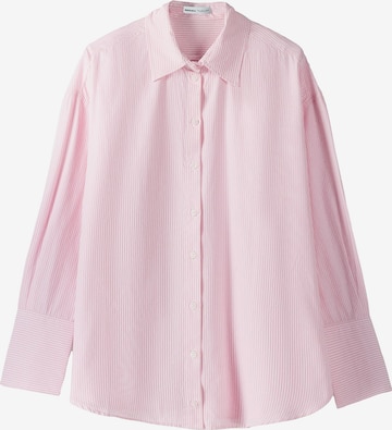 Bershka Bluse i pink: forside