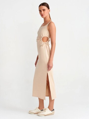 Dilvin Dress in Beige