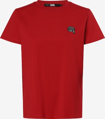 Karl Lagerfeld Shirt in Rot: predná strana