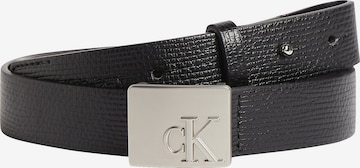 Calvin Klein Jeans - Cinturón 'PLAQUE' en negro