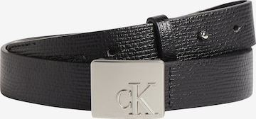 Calvin Klein Jeans Gürtel 'PLAQUE' in Schwarz